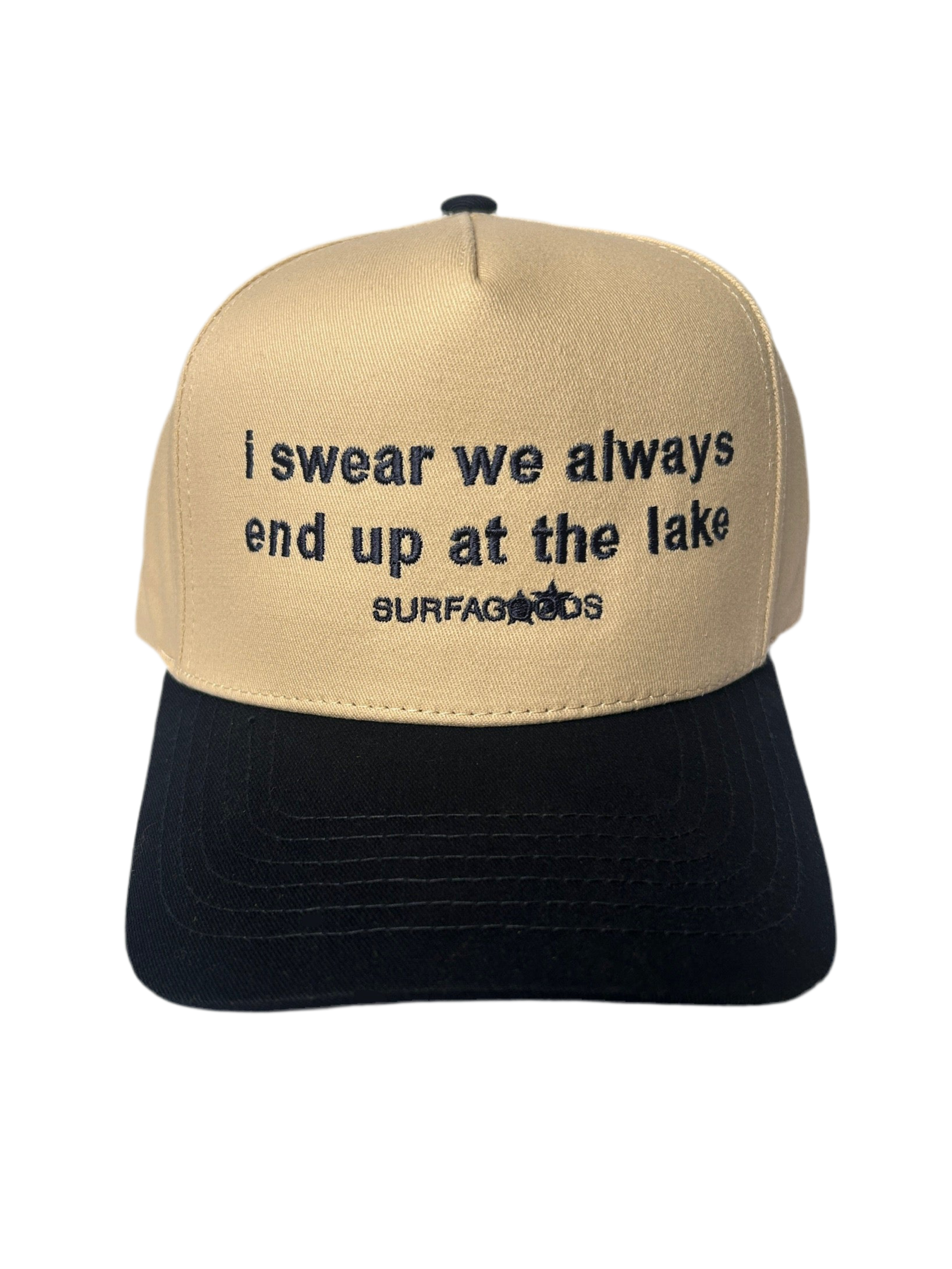 "LAKE" SLOGAN CAP (NAVY)
