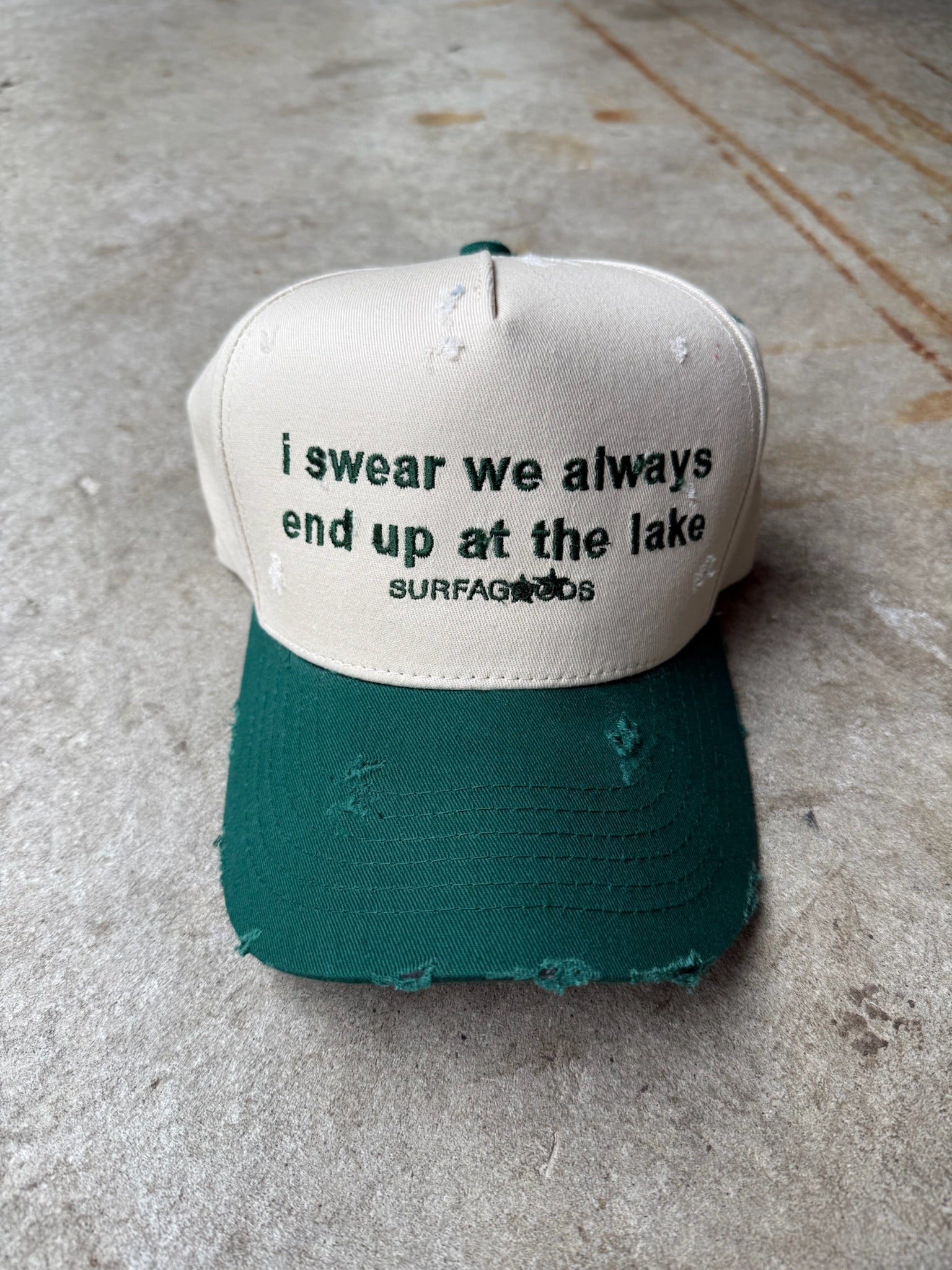 LAKE CAP DISTRESSED EDITION [FOREST]