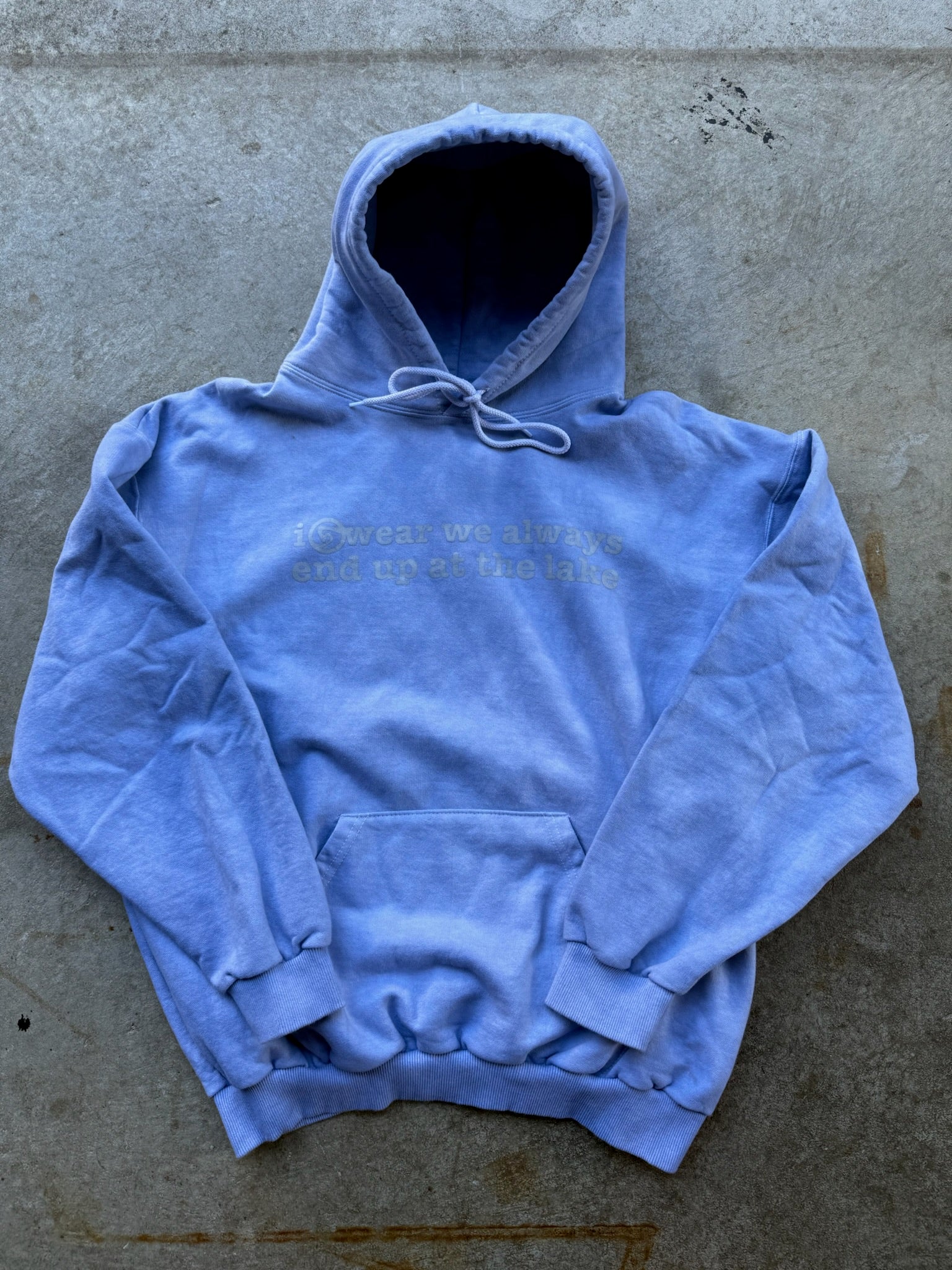 LAKE HAND DYED HOODIE MADE IN CANADA 1/1 M/L