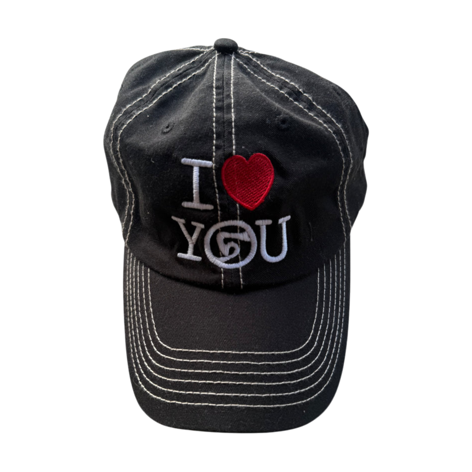 Black  I <3 You Cap