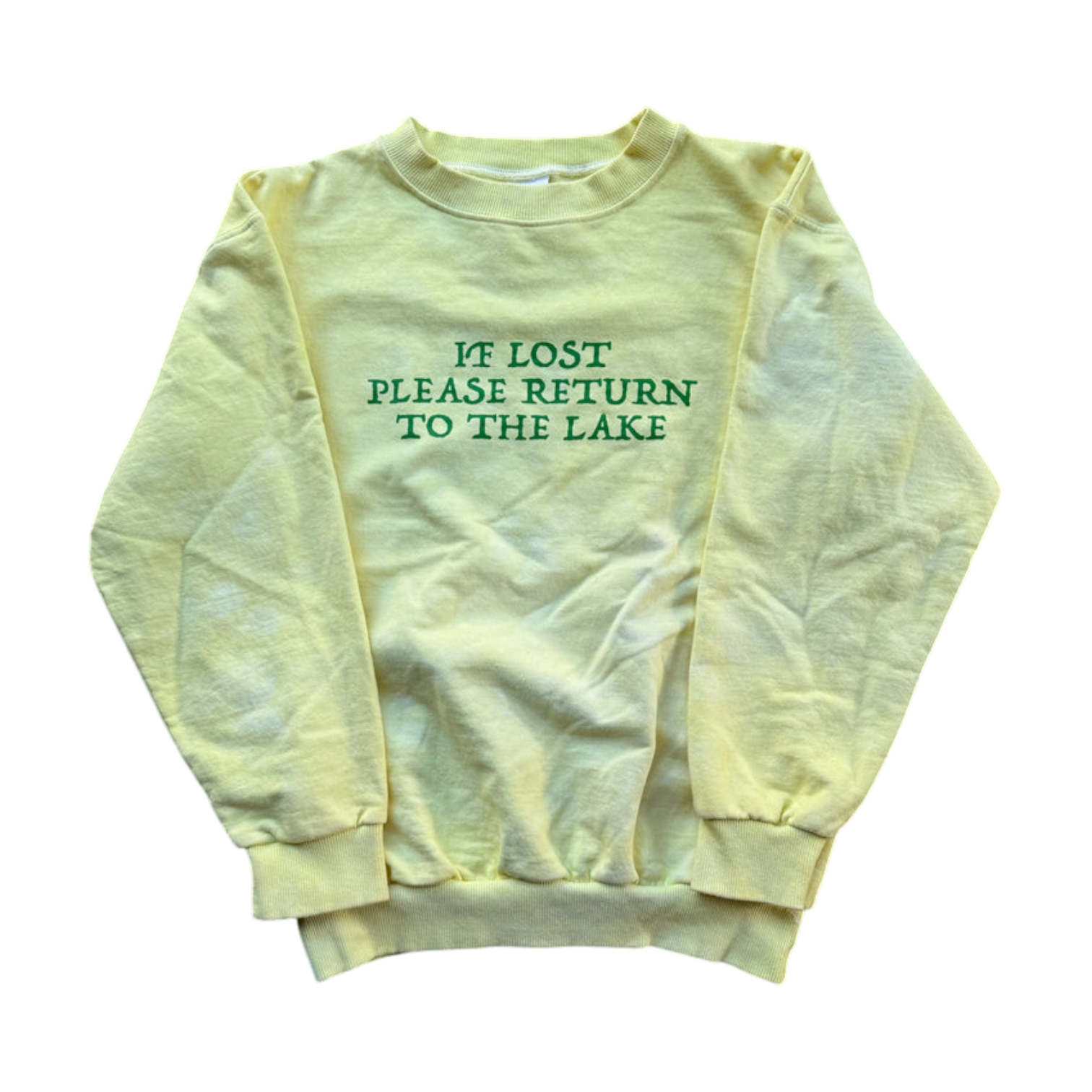 LAKE HAND DYED CREWNECK MADE IN CANADA 1/1 S/M