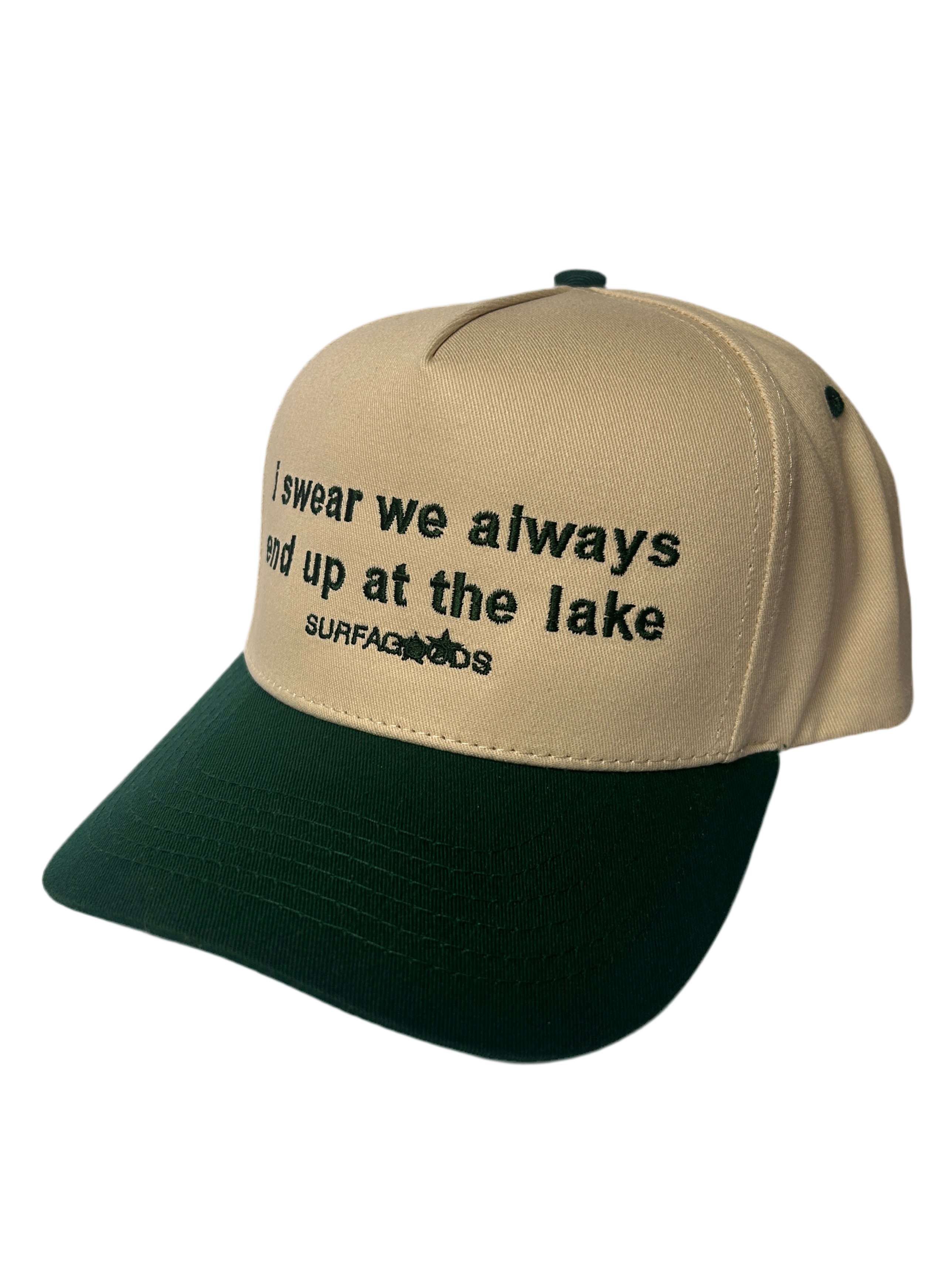 "LAKE" SLOGAN CAP (FOREST)