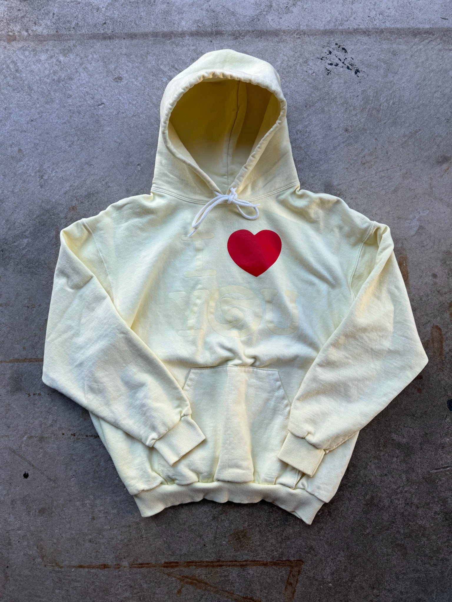 I<3YOU HAND DYED HOODIE MADE IN CANADA 1/1 M/L