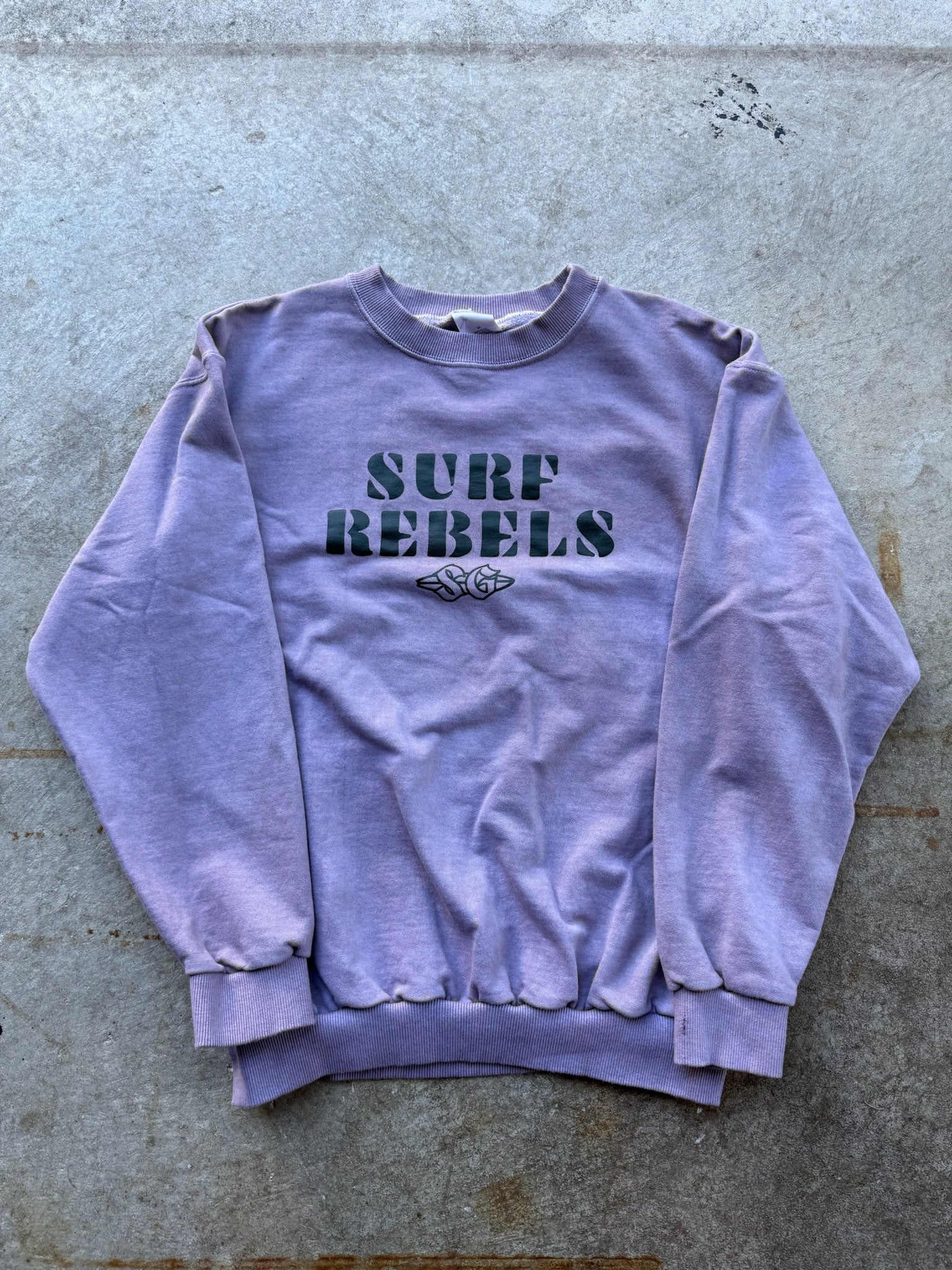 REBELS HAND DYED CREWNECK MADE IN CANADA 1/1 M/L