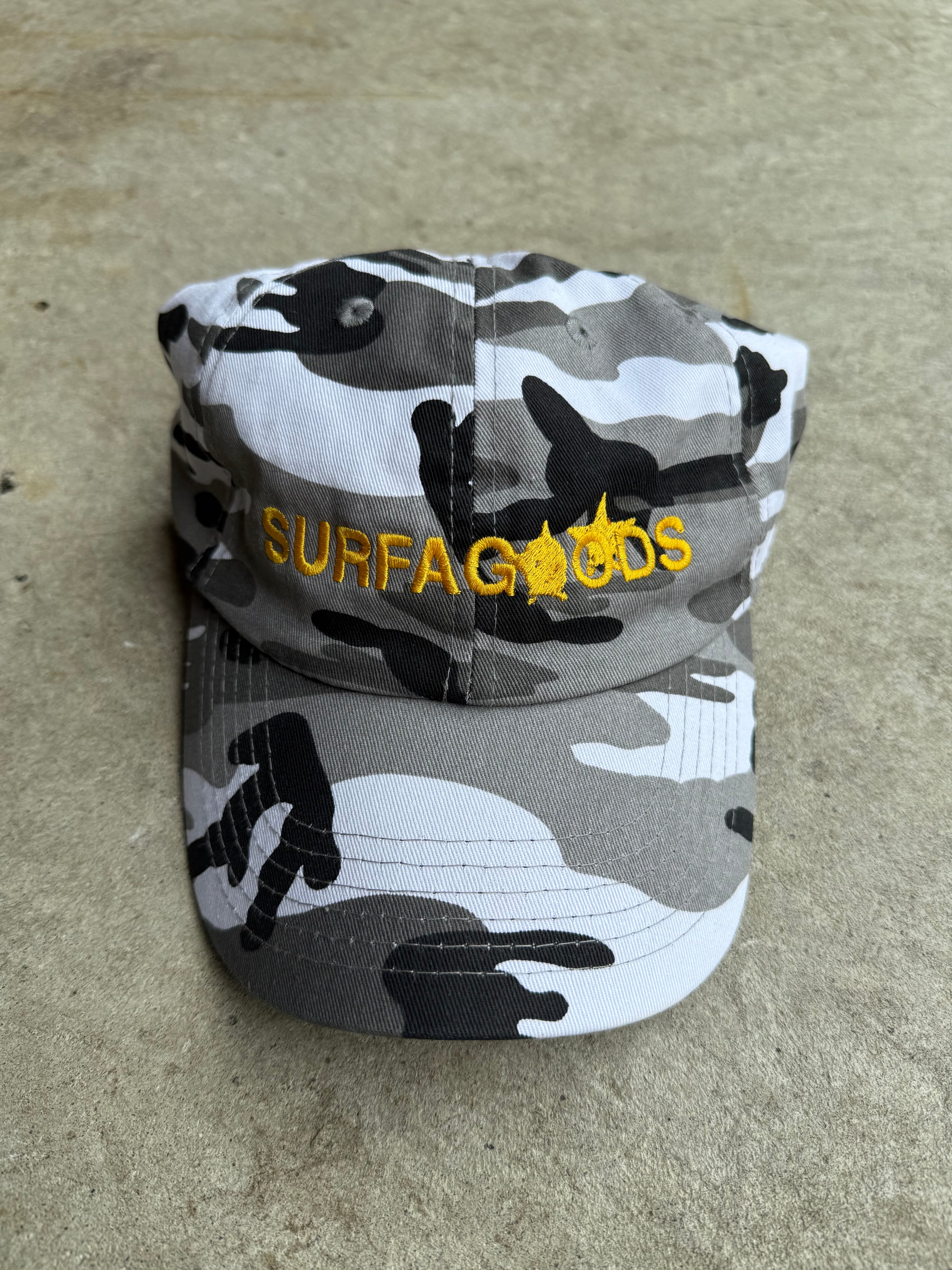 Surfagoods White Camo Cap