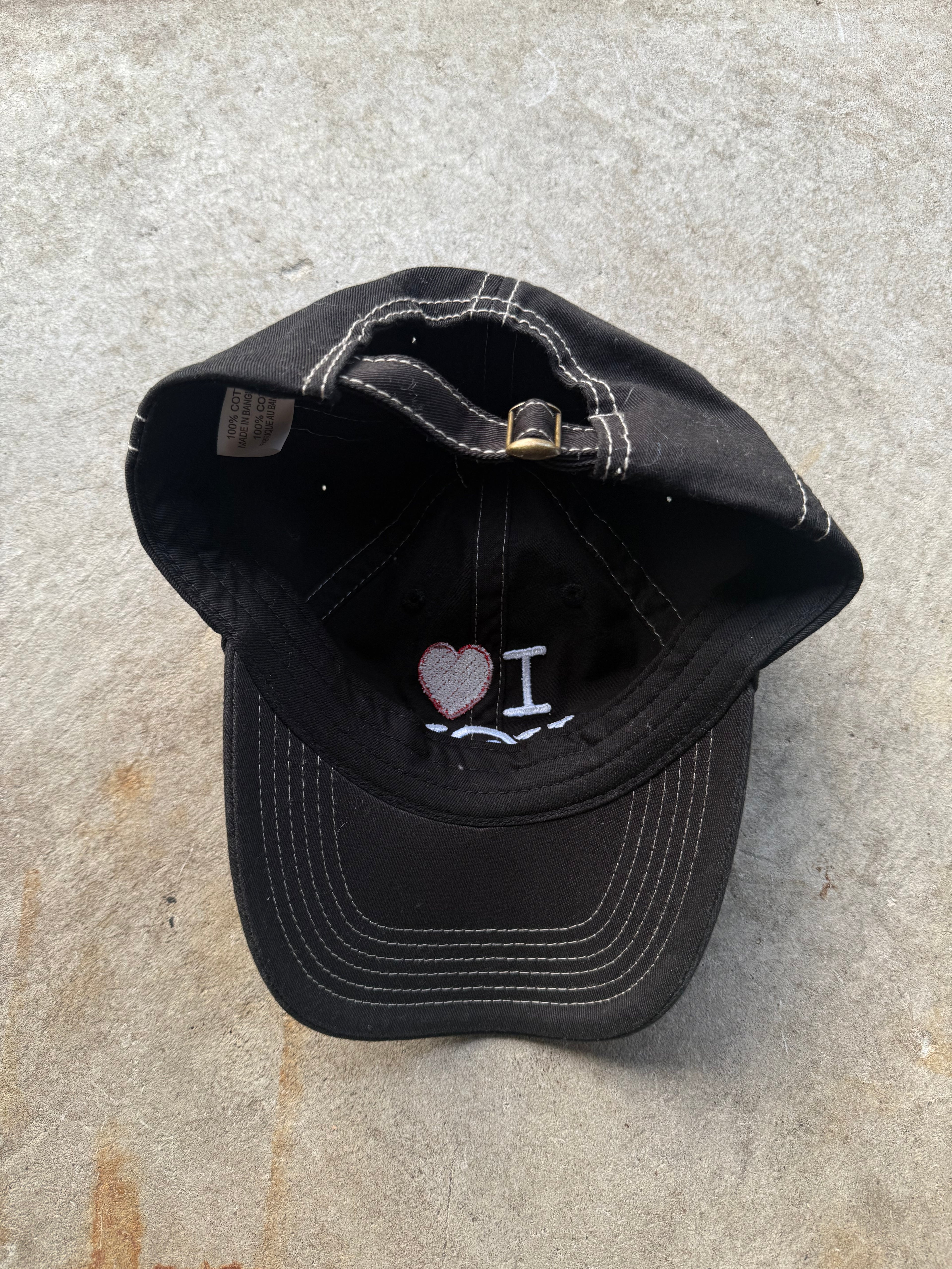 Black  I <3 You Cap