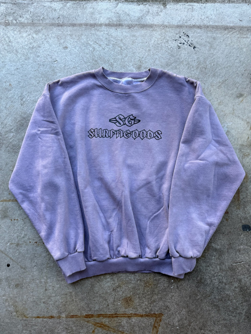 BEACH LOGO HAND DYED CREWNECK 02 MADE IN CANADA 1/1 L/XL