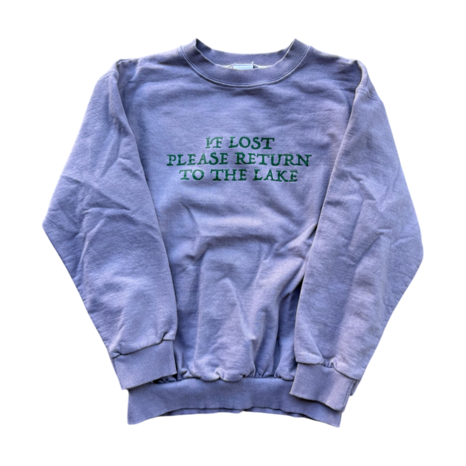 LAKE HAND DYED CREWNECK 02 MADE IN CANADA 1/1 S/M