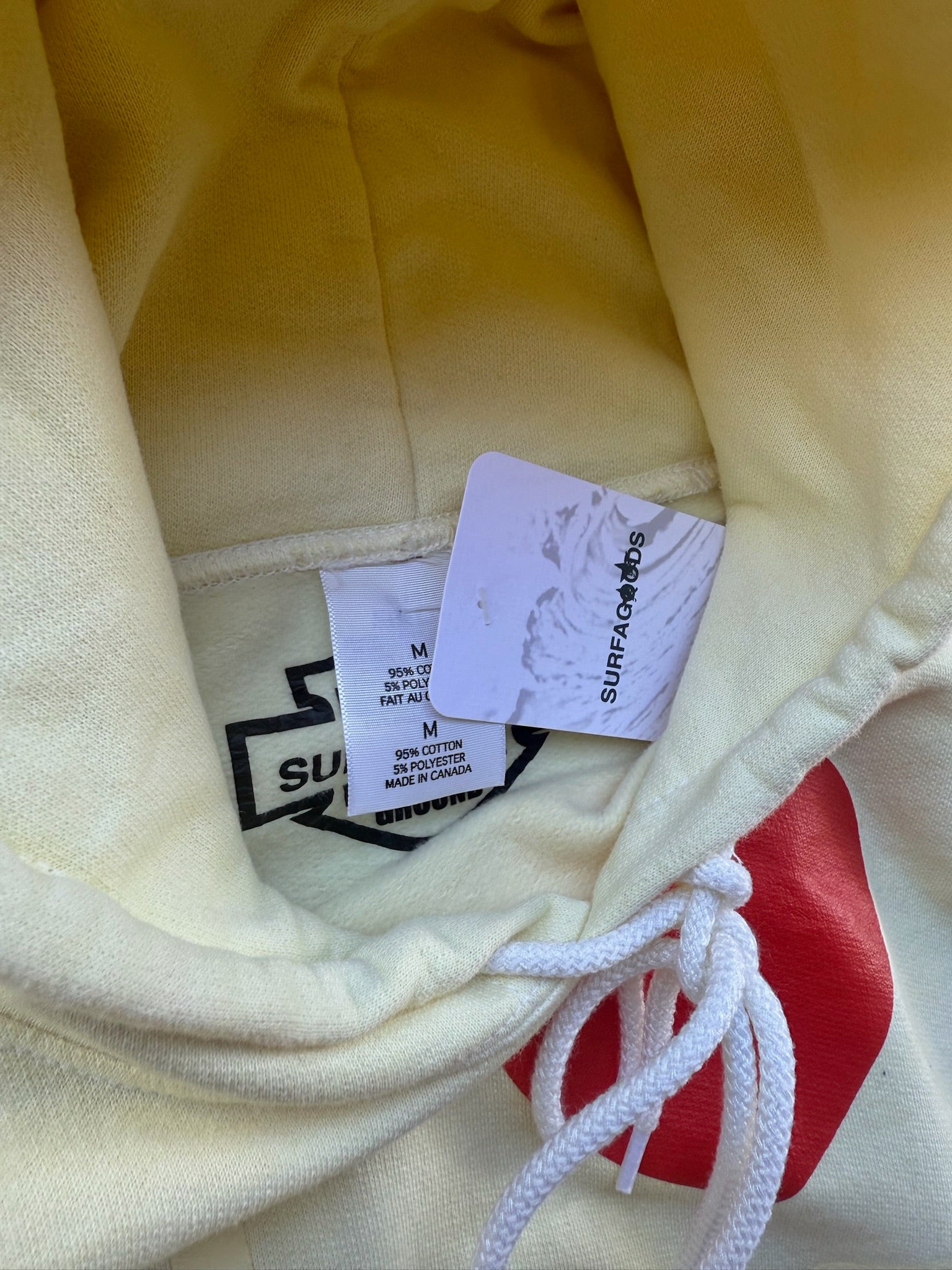 I<3YOU HAND DYED HOODIE MADE IN CANADA 1/1 M/L