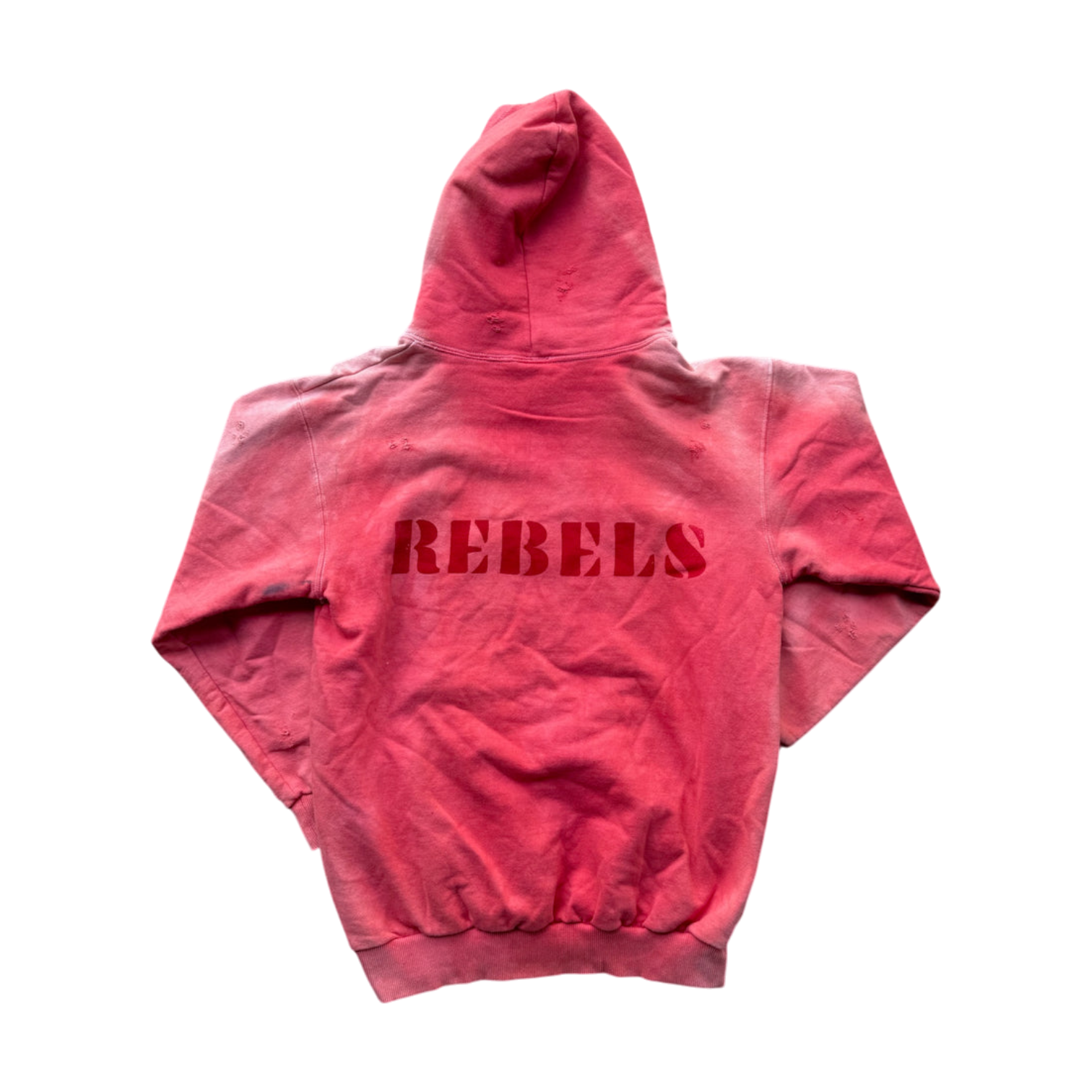 SURF REBELS HAND DYED FADED HOODIE SAMPLE SMALL