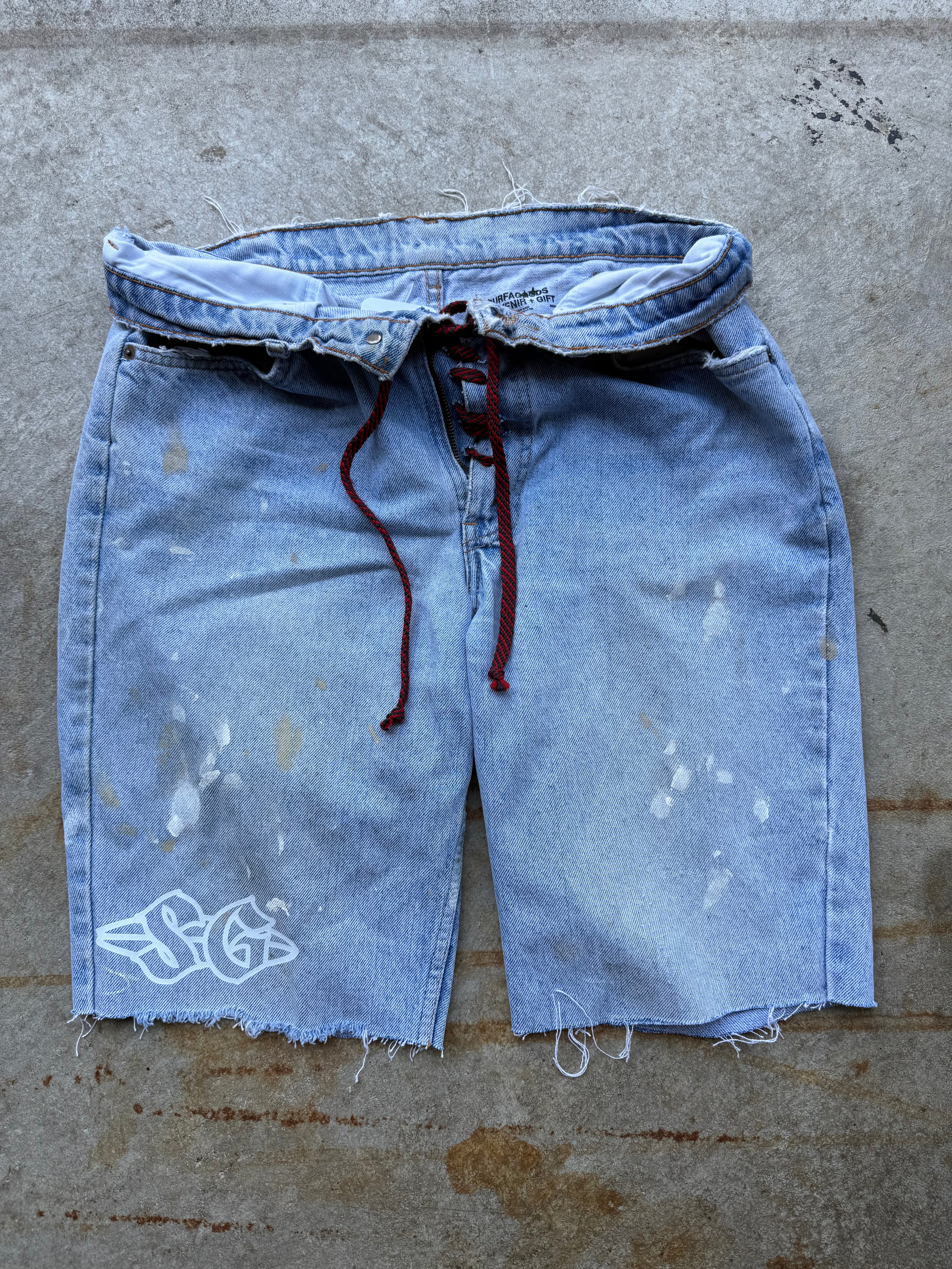 SURFAGOODS ‘SG’ UPCYCLED BEACH JORTS 1/1 LEVIS