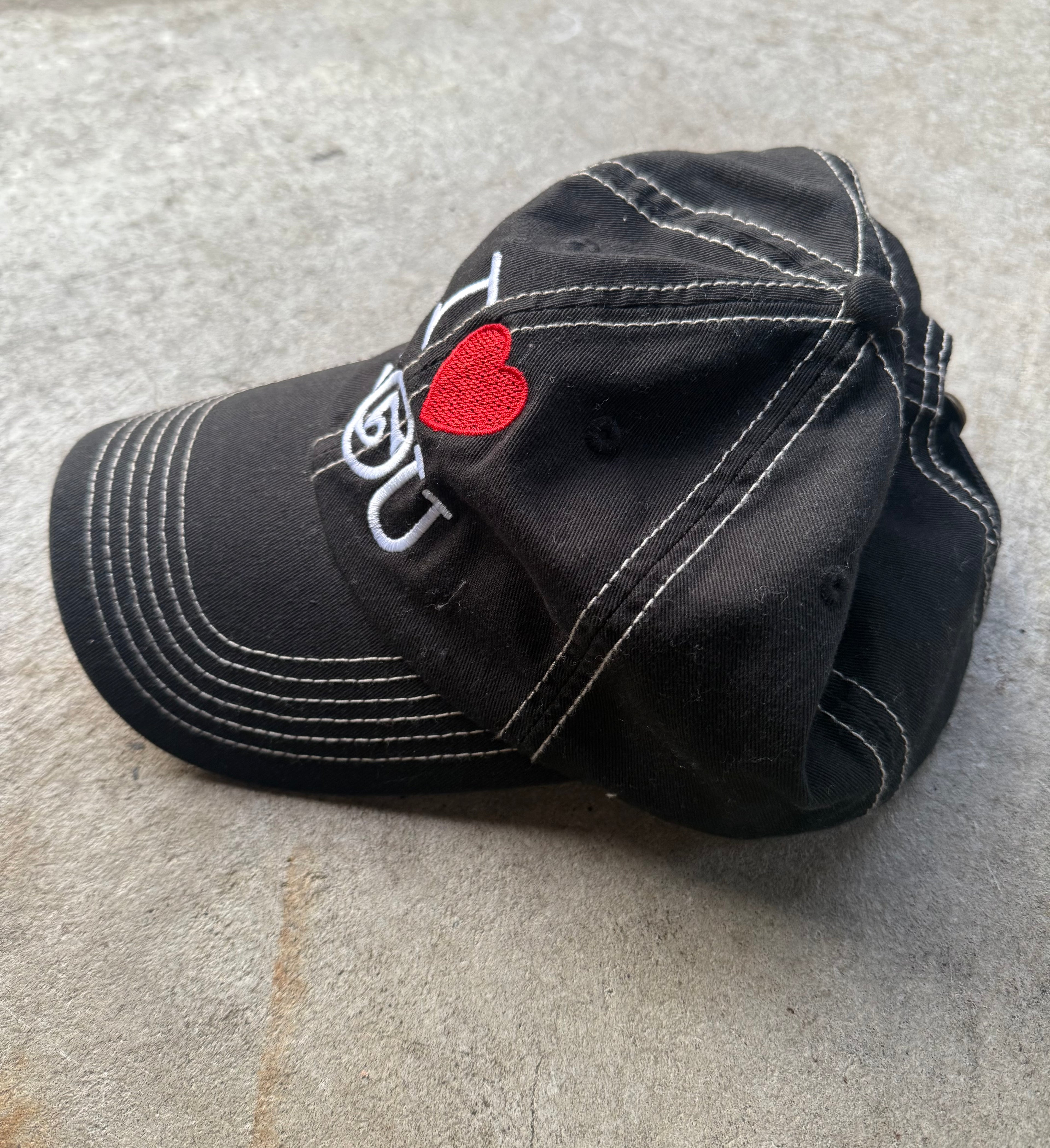 Black  I <3 You Cap