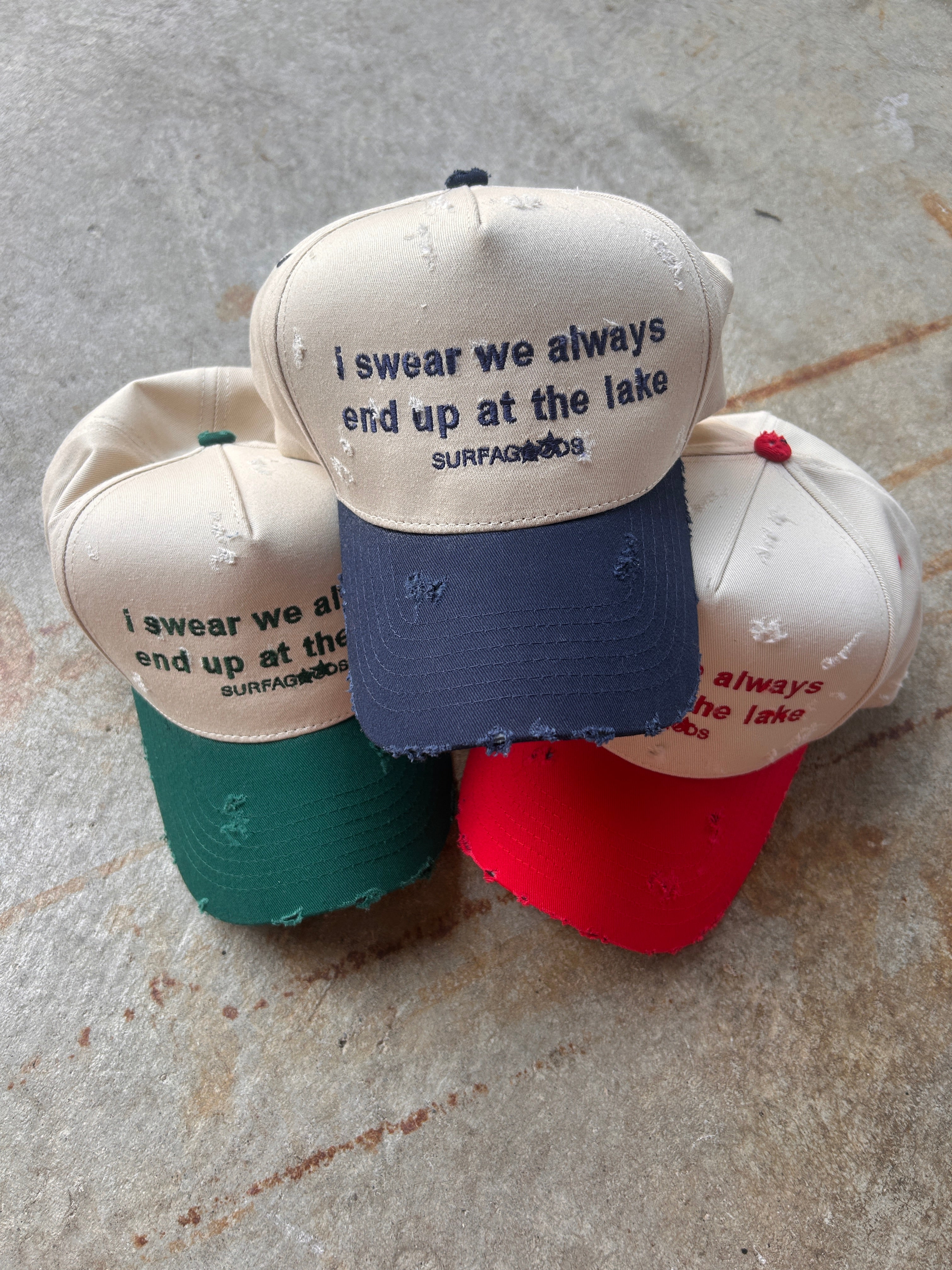 LAKE CAP DISTRESSED EDITION [FOREST]