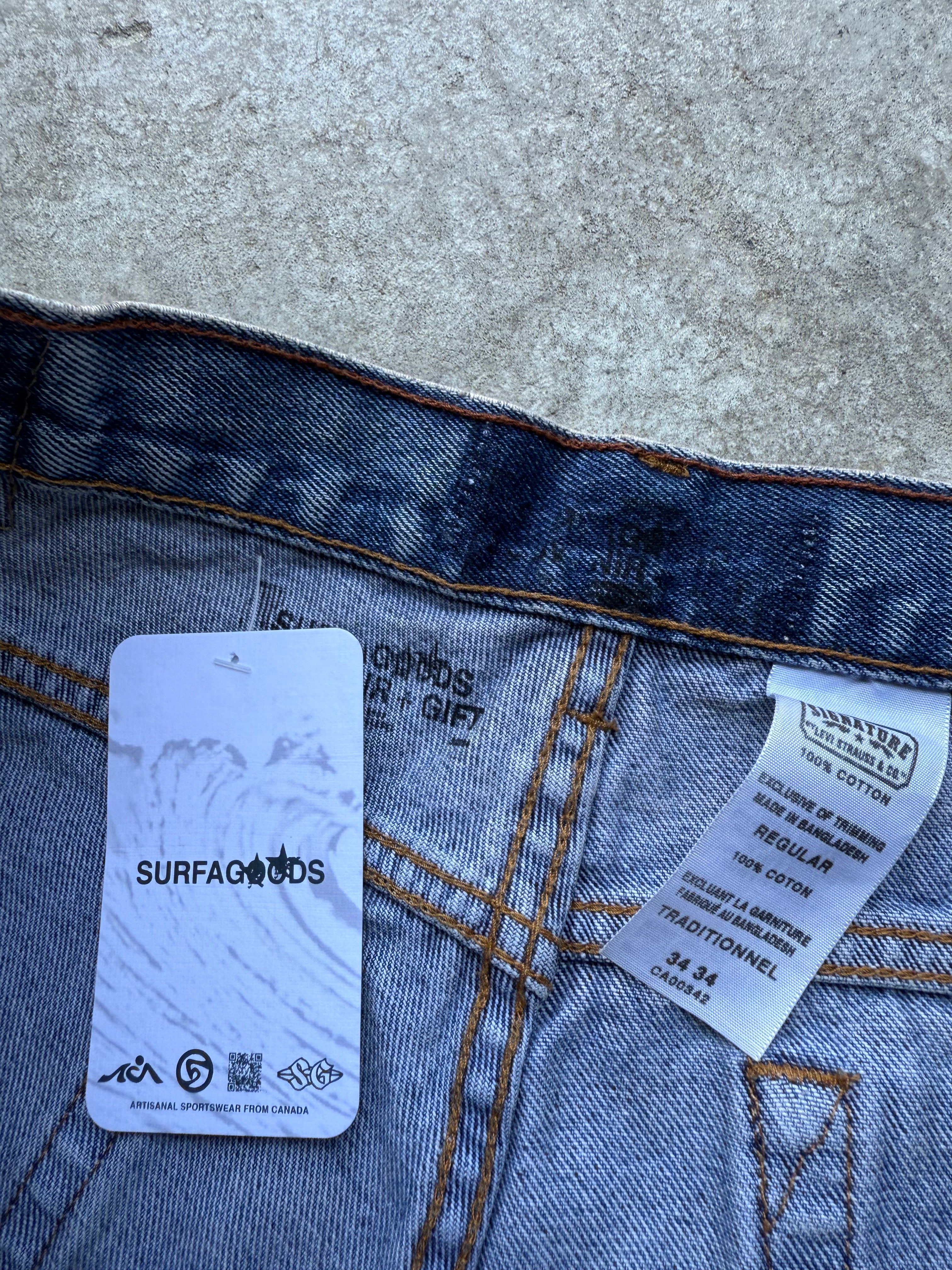 SURFAGOODS ‘SG’ UPCYCLED BEACH JORTS 1/1