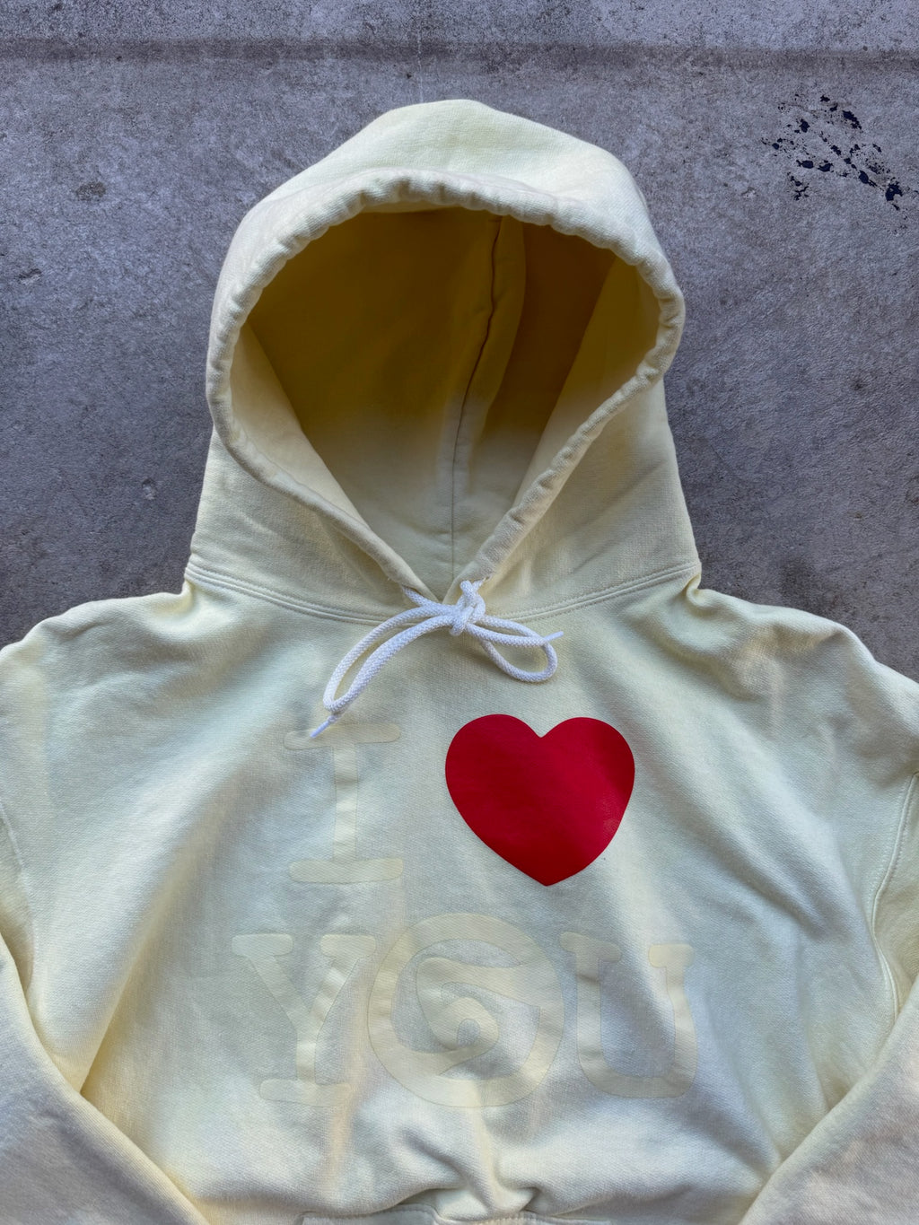 I<3YOU HAND DYED HOODIE MADE IN CANADA 1/1 M/L