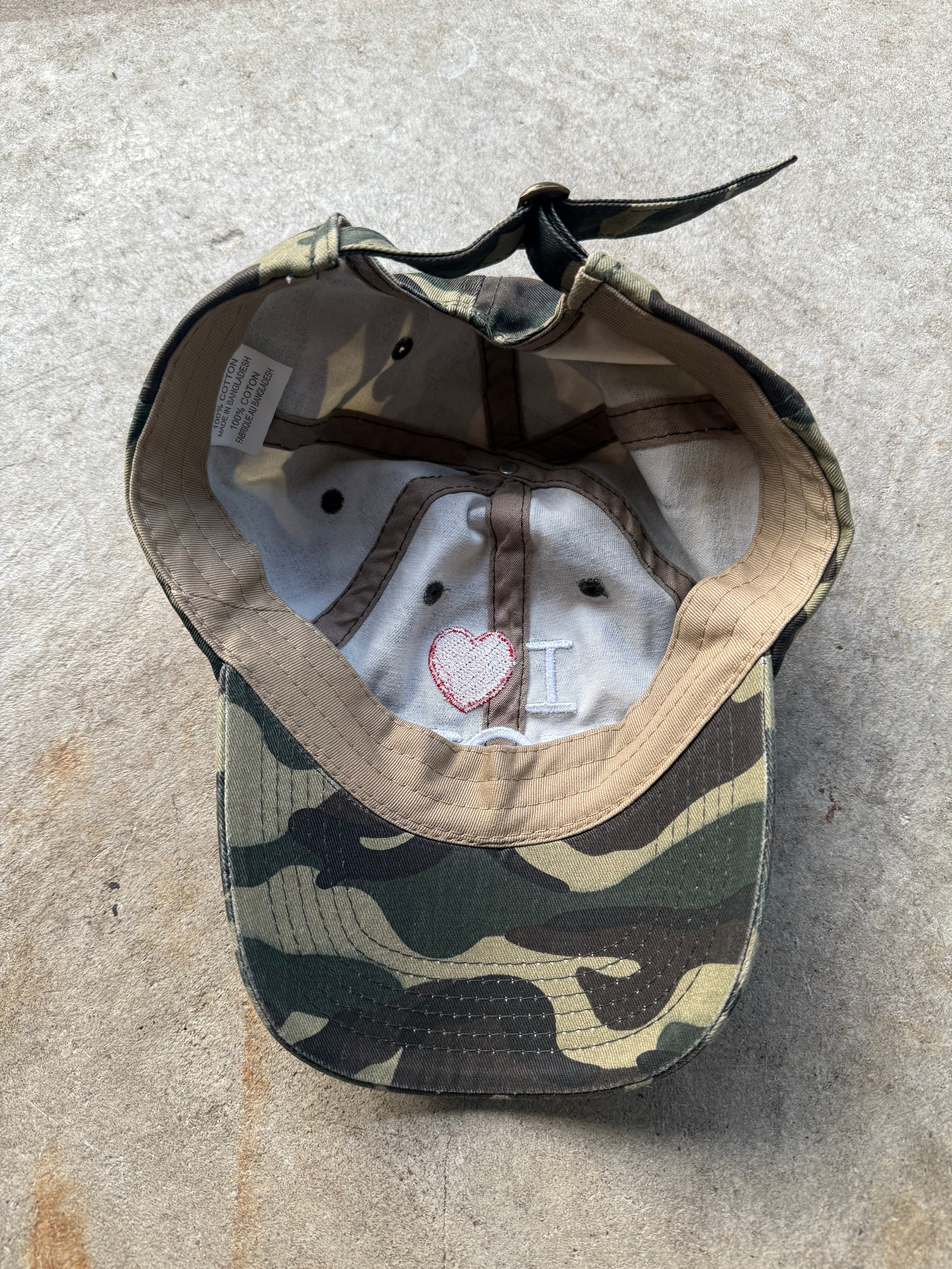 Camp Camo I <3 You Cap
