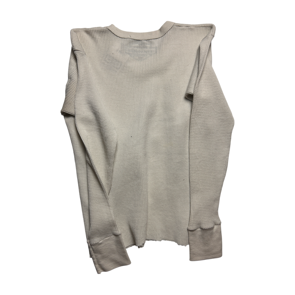 Waffle Thermal Long Sleeve — One-of-One Vintage Upcycled — S