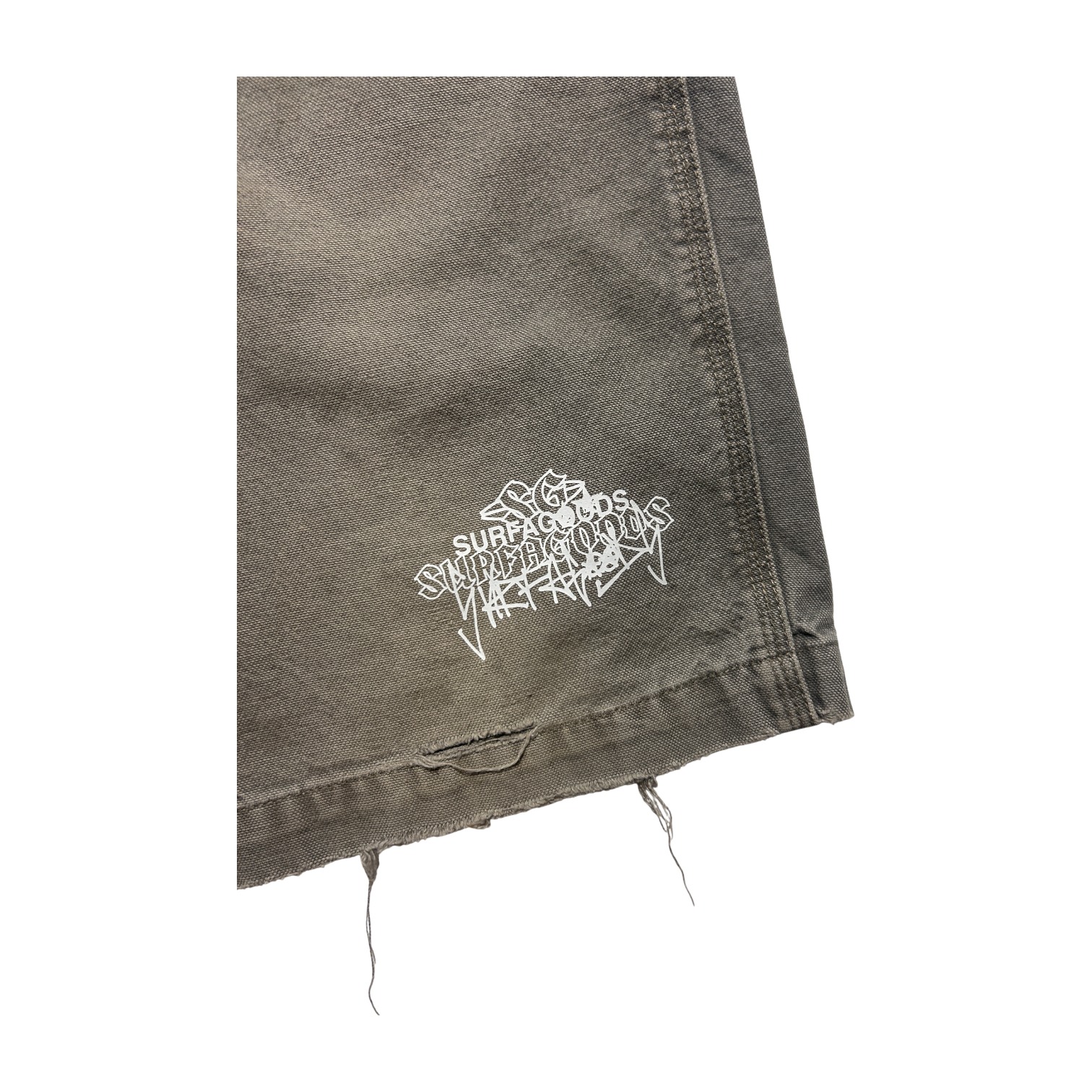 Carpenter Shorts — One-of-One Vintage Upcycled — Waist 32