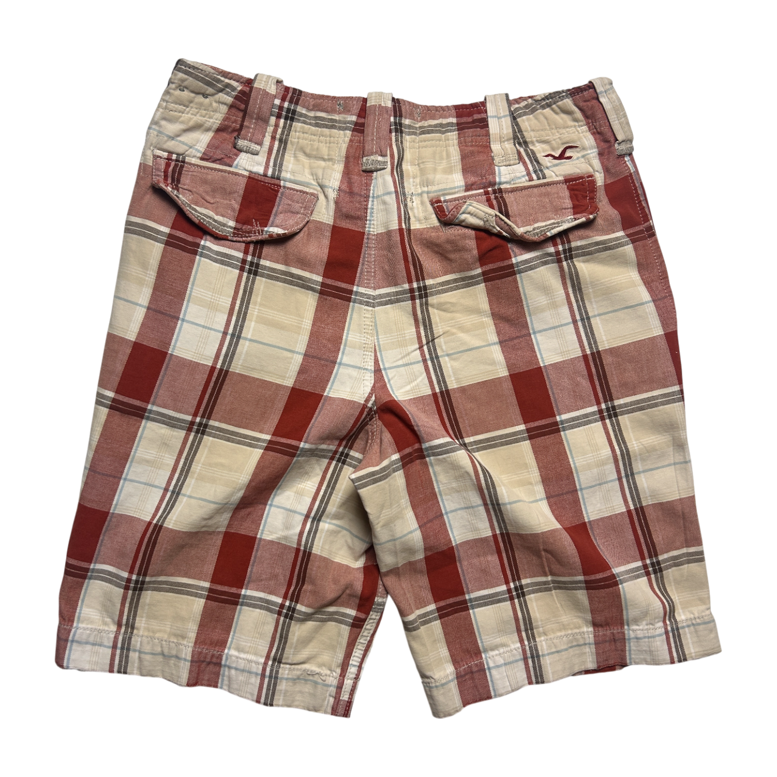 Plaid Shorts — One-of-One Vintage Upcycled — Waist 31